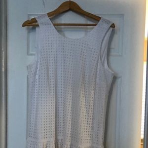 J Crew eyelet dress. Size 12. New with tags